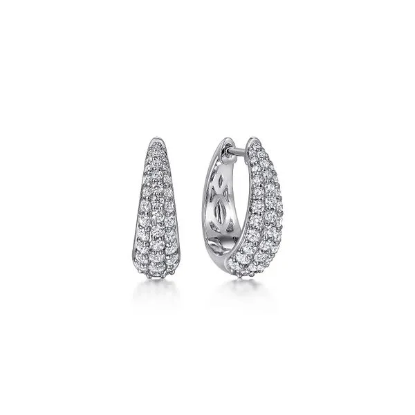 Gabriel & Co. 14K White Gold Diamond Earrings Toner Jewelers Overland Park, KS