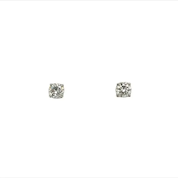 14 Karat White Gold .44cttw Diamond Studs Toner Jewelers Overland Park, KS