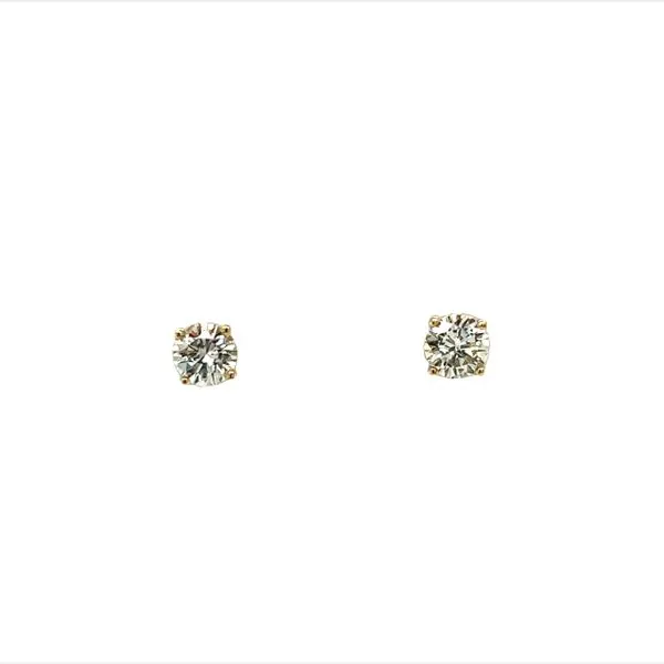 14 Karat Yellow Gold .52cttw Diamond Studs Toner Jewelers Overland Park, KS