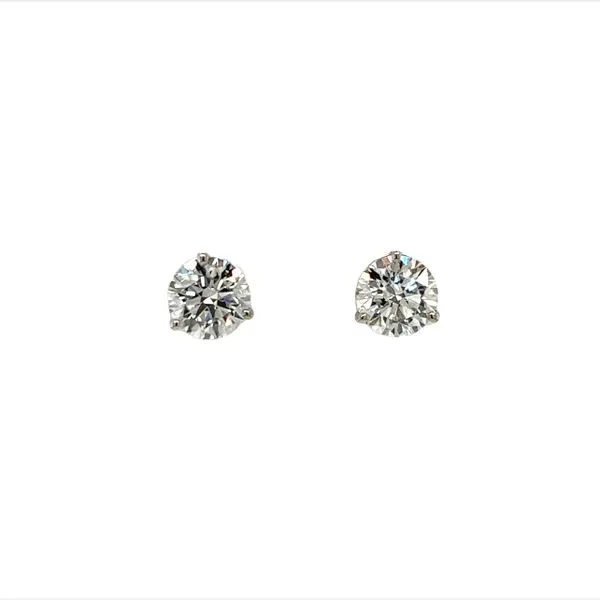 14 Karat White Gold 3.20cttw Lab Diamond Studs Toner Jewelers Overland Park, KS