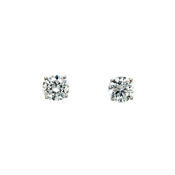 14 Karat White Gold 2.04cttw Lab Diamond Studs Toner Jewelers Overland Park, KS