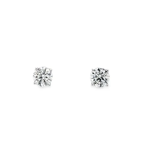 14 Karat White Gold 1cttw Lab Diamond Studs Toner Jewelers Overland Park, KS