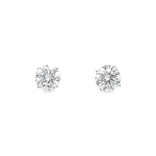 14k White Gold 3cttw Lab Diamond Studs Toner Jewelers Overland Park, KS
