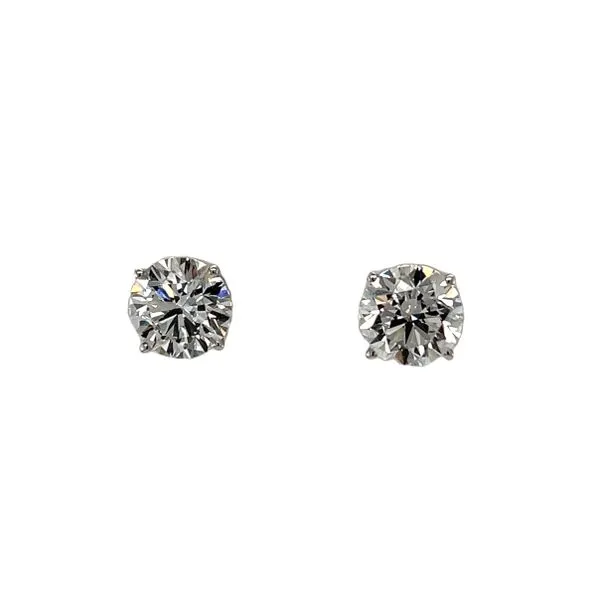 14k White Gold 3cttw Lab Diamond Studs Toner Jewelers Overland Park, KS