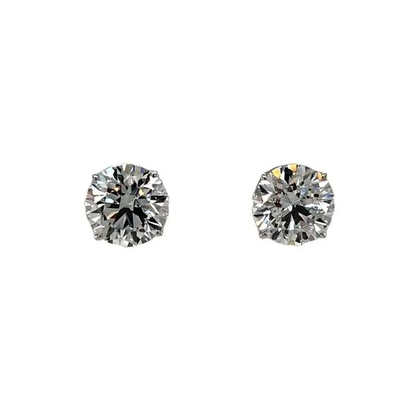 14k White Gold 4cttw Lab Diamond Studs Toner Jewelers Overland Park, KS