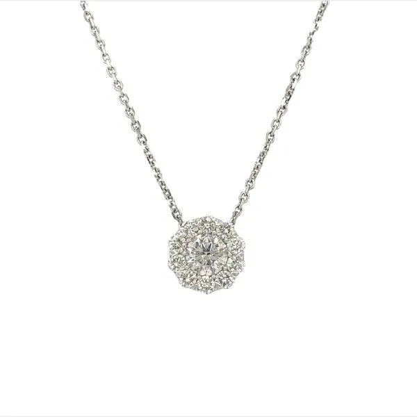 14 Karat White Gold Diamond Pendant Toner Jewelers Overland Park, KS