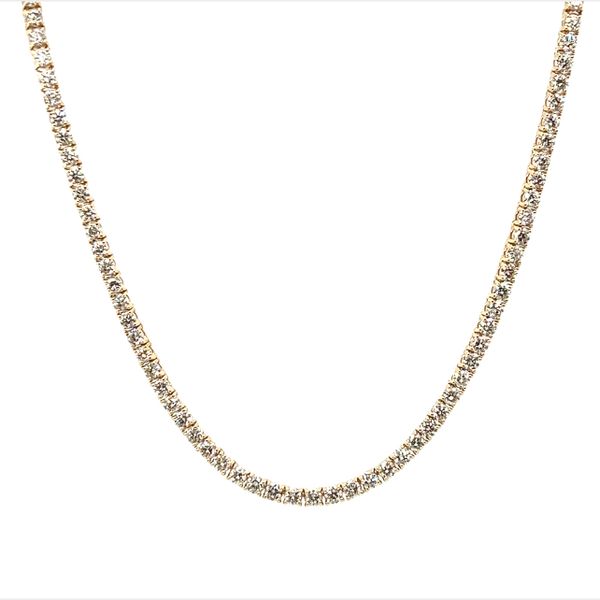 14 Yellow Gold 10cttw Diamond Riviera Necklace Toner Jewelers Overland Park, KS