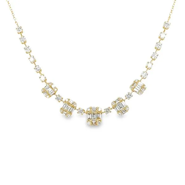 14k Yellow Gold Diamond Necklace Toner Jewelers Overland Park, KS