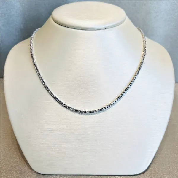 14k White Gold Diamond Tennis Necklace Toner Jewelers Overland Park, KS