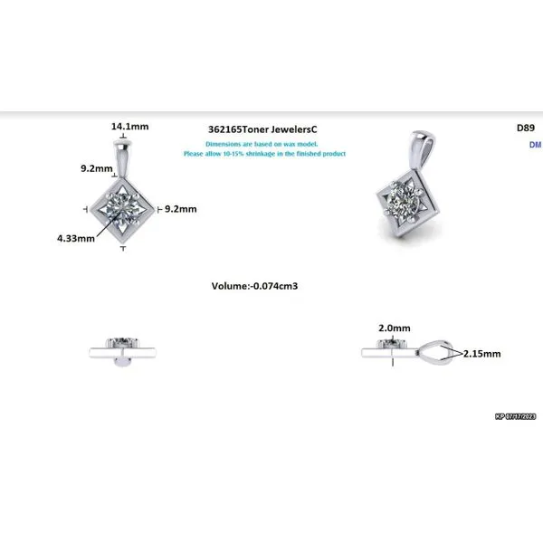 Diamond Necklace Toner Jewelers Overland Park, KS