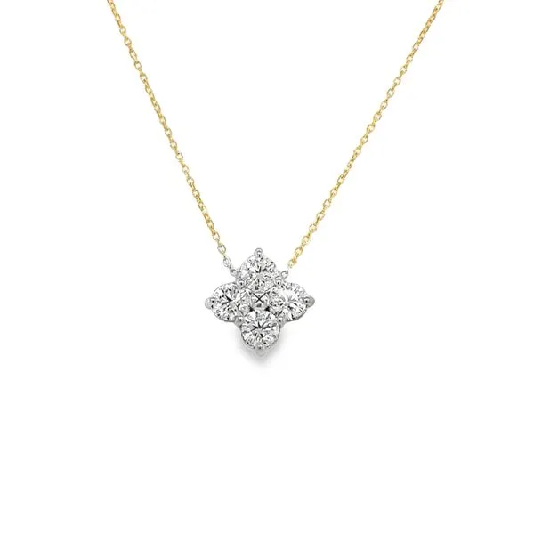 14k Gold Diamond Clover Pendant Necklace Toner Jewelers Overland Park, KS
