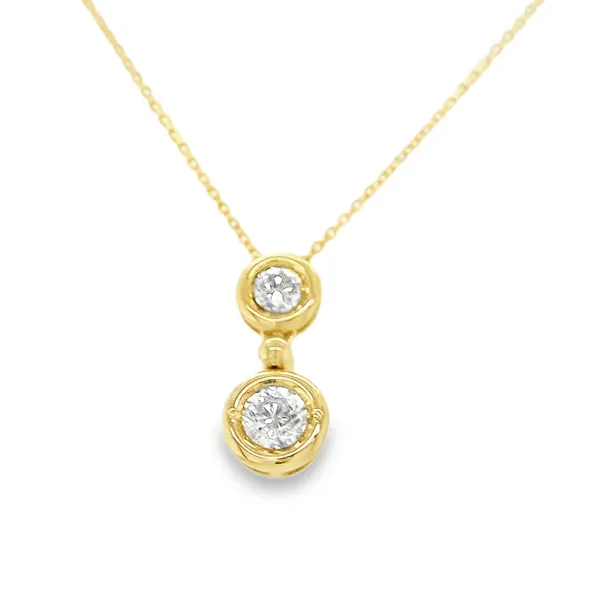 14k Yellow Gold Diamond Necklace Set Toner Jewelers Overland Park, KS