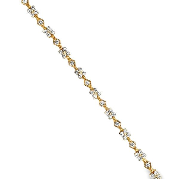 14 Karat Yellow Gold Diamond Bracelet Image 2 Toner Jewelers Overland Park, KS