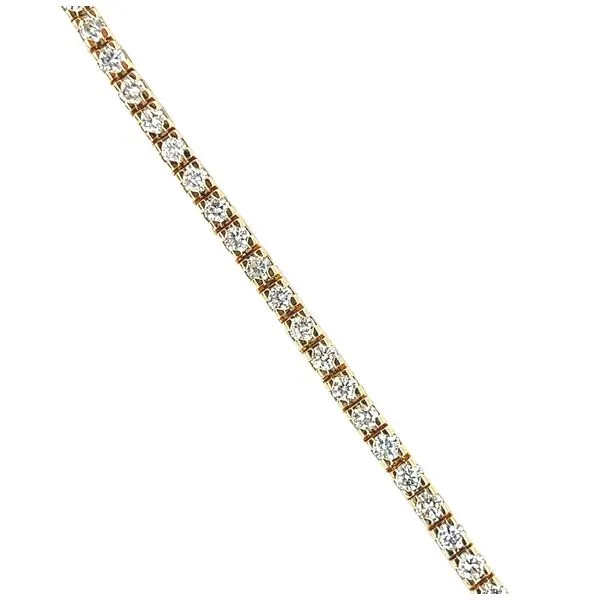 14 Karat Yellow Gold 3cttw Diamond Tennis Bracelet Image 2 Toner Jewelers Overland Park, KS