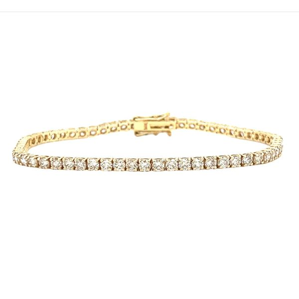14 Karat Yellow Gold 4.9cttw Diamond Tennis Bracelet Toner Jewelers Overland Park, KS