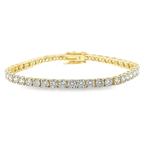 14 Karat Yellow Gold 8.6cttw Diamond Tennis Bracelet Toner Jewelers Overland Park, KS