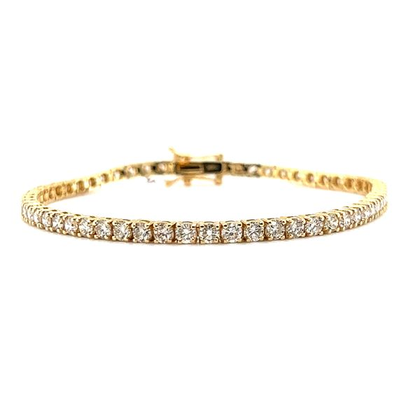 14 Karat Yellow Gold 5.2cttw Diamond Tennis Bracelet Toner Jewelers Overland Park, KS