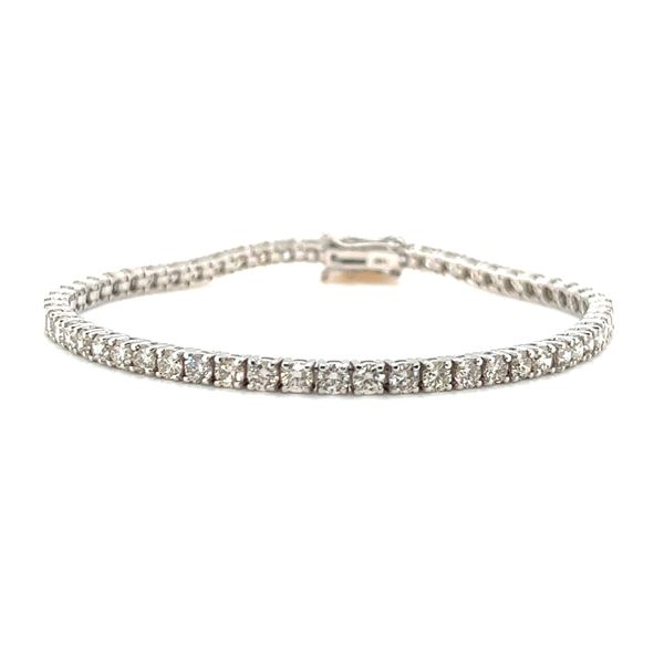 14 Karat White Gold 5.8cttw Diamond Tennis Bracelet Toner Jewelers Overland Park, KS