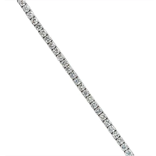 14 Karat White Gold 3cttw Diamond Tennis Bracelet Image 2 Toner Jewelers Overland Park, KS