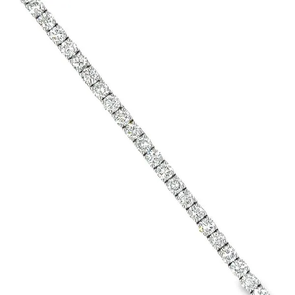 18k White Gold 7.48cttw Diamond Tennis Bracelet Image 2 Toner Jewelers Overland Park, KS