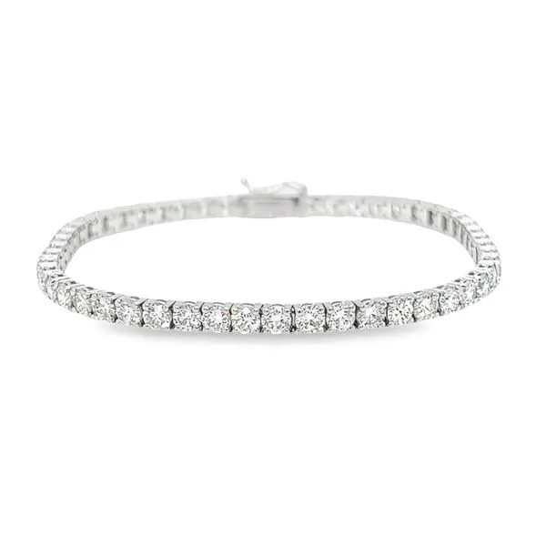 18k White Gold 7.48cttw Diamond Tennis Bracelet Toner Jewelers Overland Park, KS