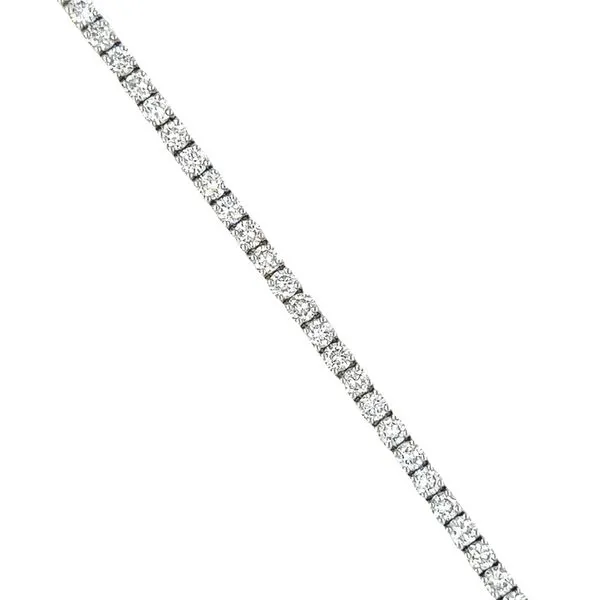 14k White Gold 4.78cttw Diamond Tennis Bracelet Image 2 Toner Jewelers Overland Park, KS