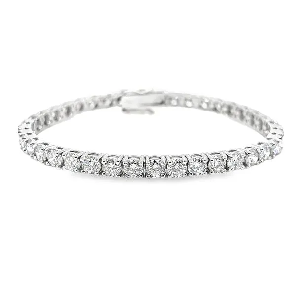 14k White Gold 11.47cttw Diamond Tennis Bracelet Toner Jewelers Overland Park, KS