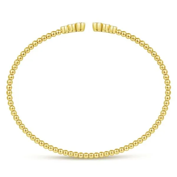 Gabriel & Co. 14K Yellow Gold Diamond Bujukan Bracelet Image 3 Toner Jewelers Overland Park, KS