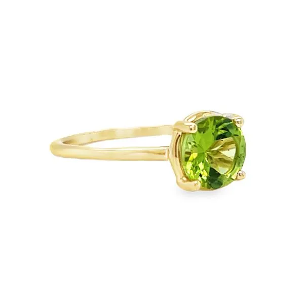 14k Yellow Gold Peridot Ring Image 2 Toner Jewelers Overland Park, KS
