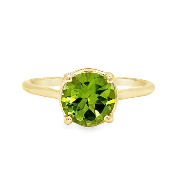 14k Yellow Gold Peridot Ring Toner Jewelers Overland Park, KS