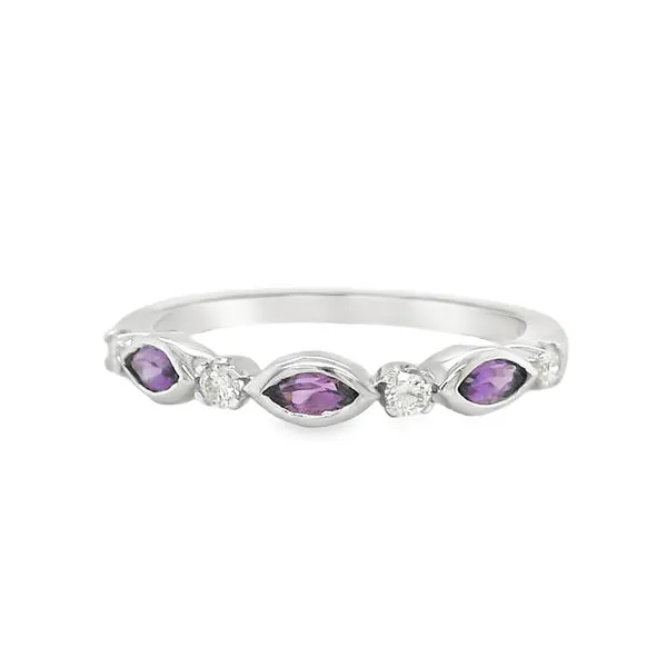 10k White Gold Prong Ring Toner Jewelers Overland Park, KS