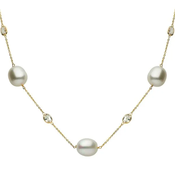 14 Karat Yellow Gold Pearl Necklace Toner Jewelers Overland Park, KS
