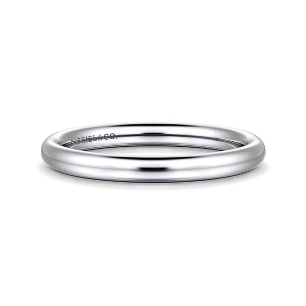 Gabriel & Co. 14K White Gold Wedding Band Toner Jewelers Overland Park, KS