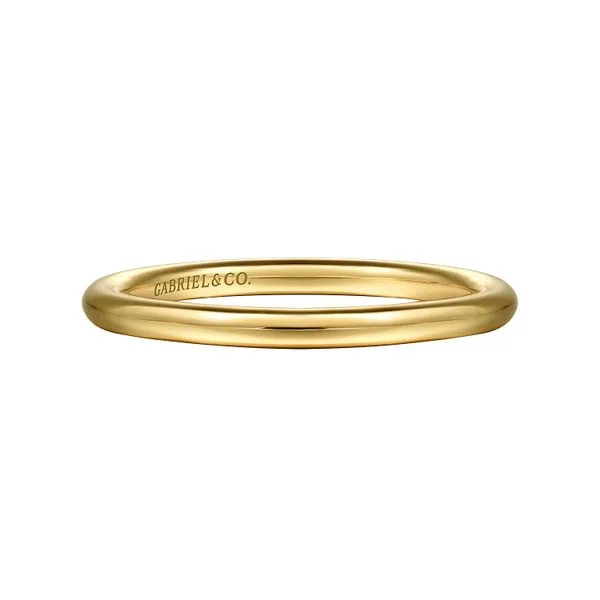 Gabriel & Co. 14 K Yellow Gold Wedding Band Toner Jewelers Overland Park, KS
