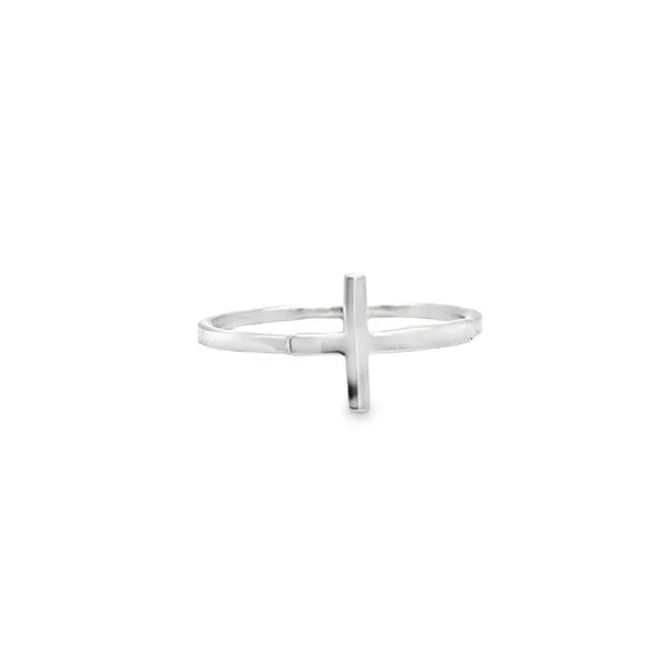 14 Karat White Gold Cross Ring Toner Jewelers Overland Park, KS