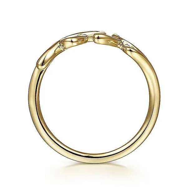Gabriel & Co. 14K Yellow Gold Love Ring Image 2 Toner Jewelers Overland Park, KS