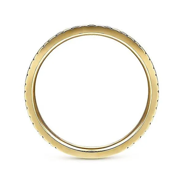 Gabriel & Co. 14K Yellow Gold Stackable Ring Image 3 Toner Jewelers Overland Park, KS