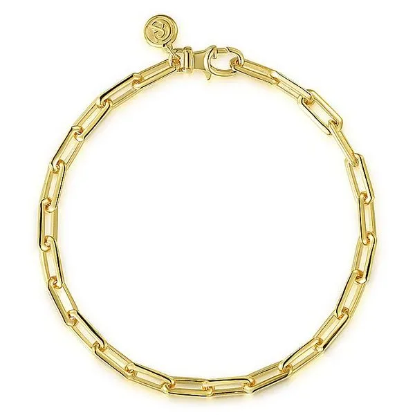 Gabriel & Co. 14K Yellow Gold Chain Bracelet Toner Jewelers Overland Park, KS