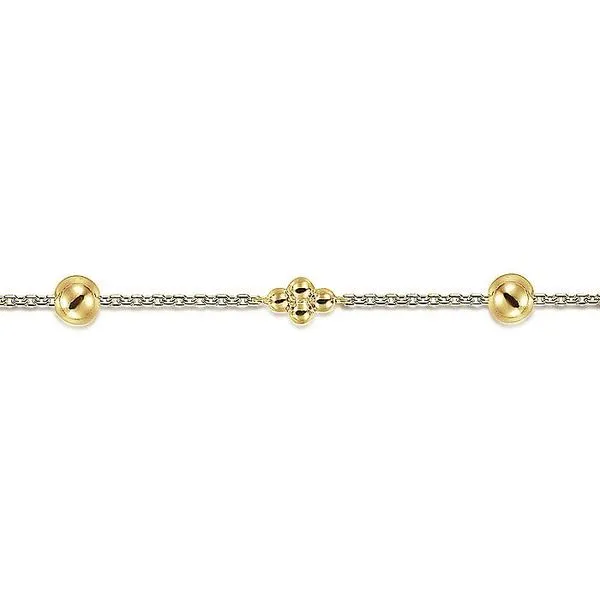 Gabriel & Co. 14K Yellow Gold Bujukan Station Bracelet Image 2 Toner Jewelers Overland Park, KS