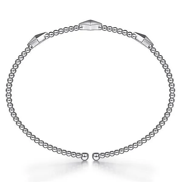 Gabriel & Co. 14K White Gold Bujukan Bangle Image 3 Toner Jewelers Overland Park, KS