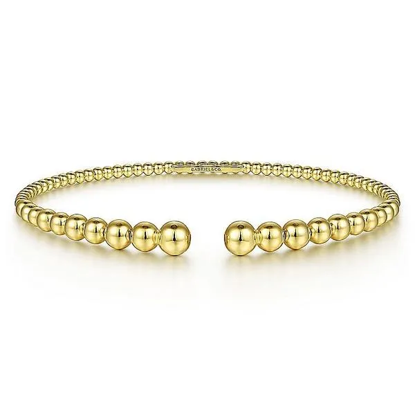 Gabriel & Co. 14K Yellow Gold Bujukan Bangle Toner Jewelers Overland Park, KS