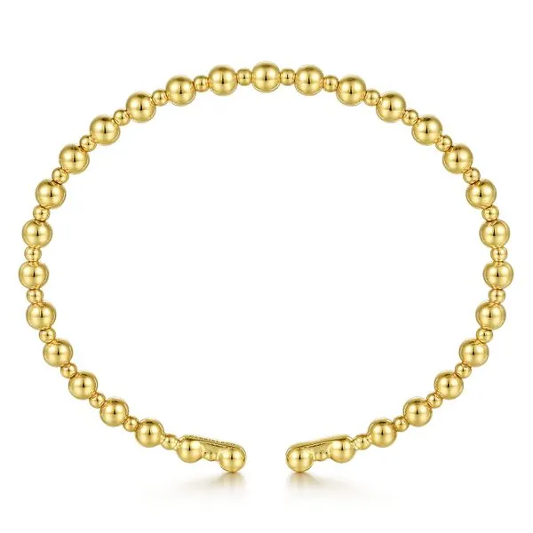 Gabriel & Co. 14k Yellow Gold Bujukan Bangle Image 3 Toner Jewelers Overland Park, KS