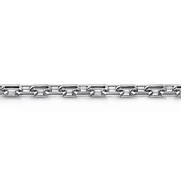 Gabriel & Co. Mens Sterling Silver Chain Bracelet Image 2 Toner Jewelers Overland Park, KS