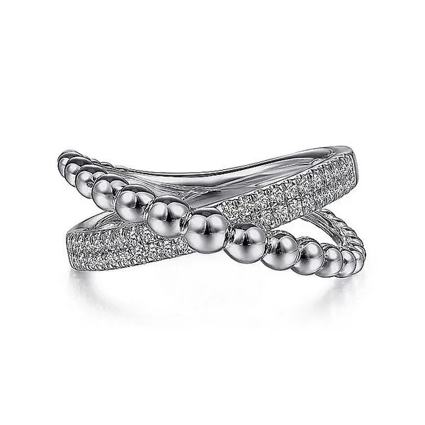 Gabriel & Co. Silver Cross Cross Bujukan Ring Toner Jewelers Overland Park, KS