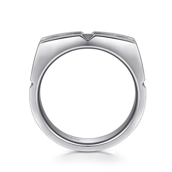 Gabriel & Co. Sterling Silver Geometric Silver Ring Image 3 Toner Jewelers Overland Park, KS