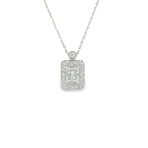 Estate 14k White Gold Diamond Pendant Necklace Toner Jewelers Overland Park, KS