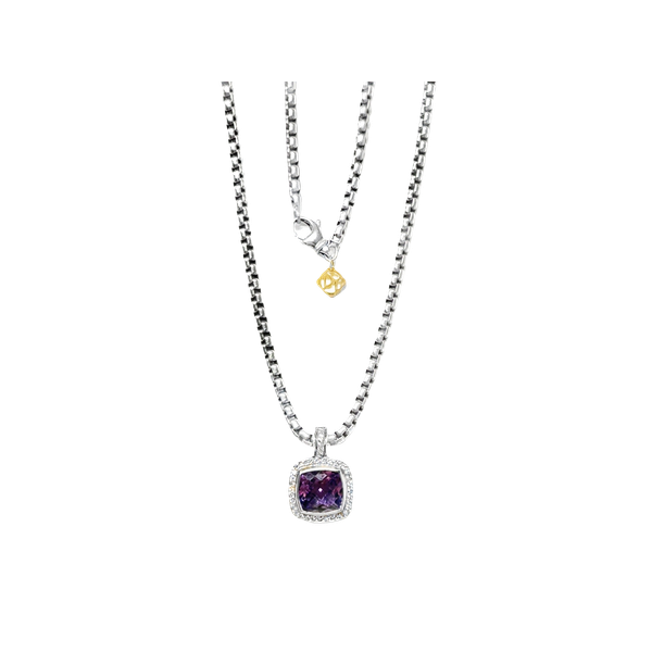 David Yurman Sterling Silver Albion Pendant Necklace Image 2 Toner Jewelers Overland Park, KS