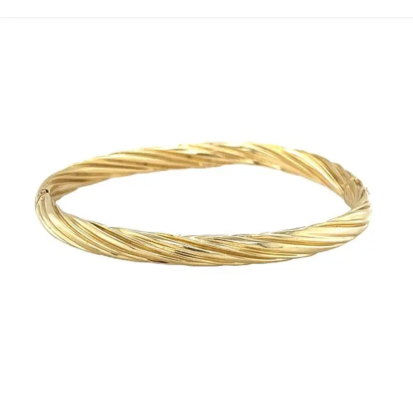 14 Karat Yellow Gold Estate Bangle Bracelet Toner Jewelers Overland Park, KS