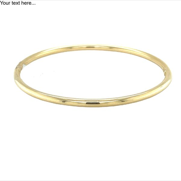 Estate 14 Karat Yellow Gold Bangle Bracelet Toner Jewelers Overland Park, KS