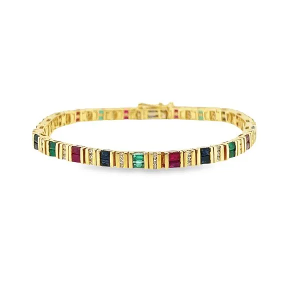 Estate14k Yellow Gold Tennis Bracelet Toner Jewelers Overland Park, KS